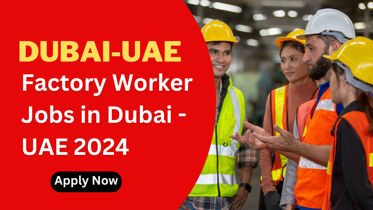 Factory Worker Jobs in Dubai - UAE 2024