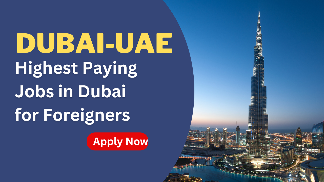 Highest Paying Jobs in Dubai for Foreigners